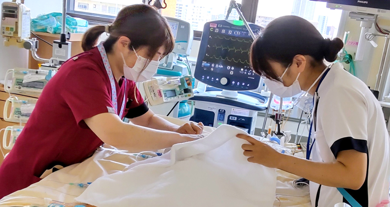 PICU(小児特定集中治療科)の日常写真